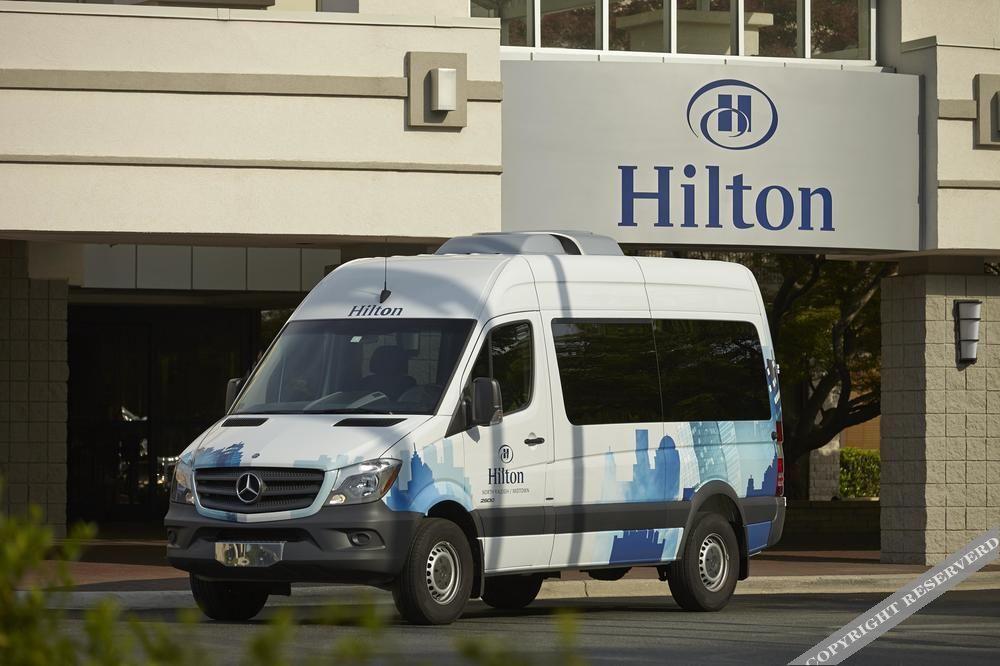 Hilton Raleigh North Hills Hotel Exterior foto